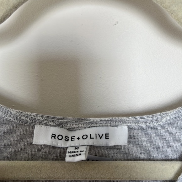 Geometric Pattern Grey Tee - Picture 4 of 4